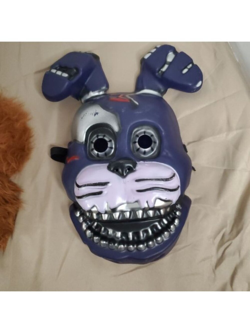 Five Nights at Freddy’s Masks Lot of 2 Furry Freddy Fazbear And Bonnie Masks - Picture 4 of 6